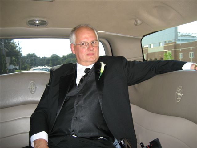 fred in the limo